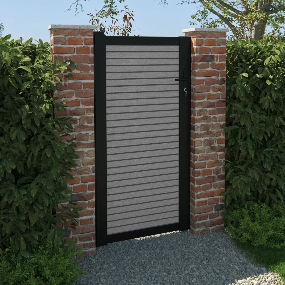 Modern Tek Kanat Bahçe Kapısı